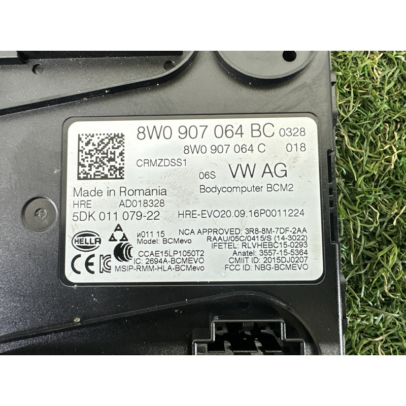 Модуль BCM (электрика / блоки управления) AUDI A4 B9 2017 2.0 TFSI 8W0907064BC