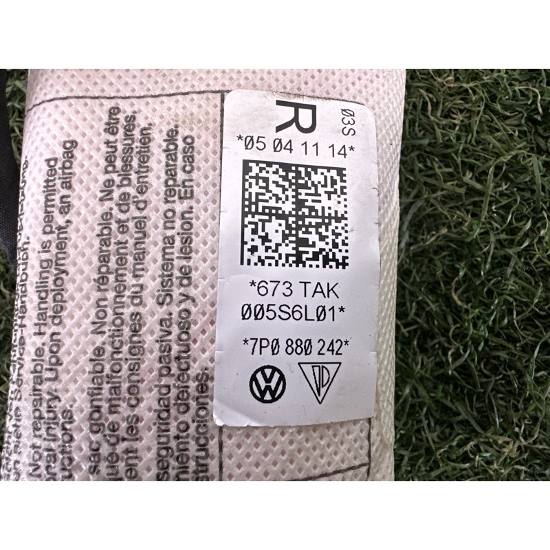 Airbag сидения (airbag / безопасность) Volkswagen Touareg NF 2011 3.6 7P0880242D