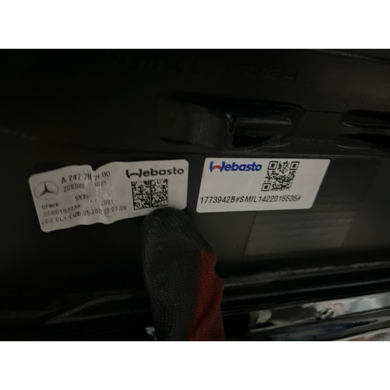 Люк панорама в сборе (кузов и элементы) Mercedes-Benz EQB 350 X243 2022 A2477802200