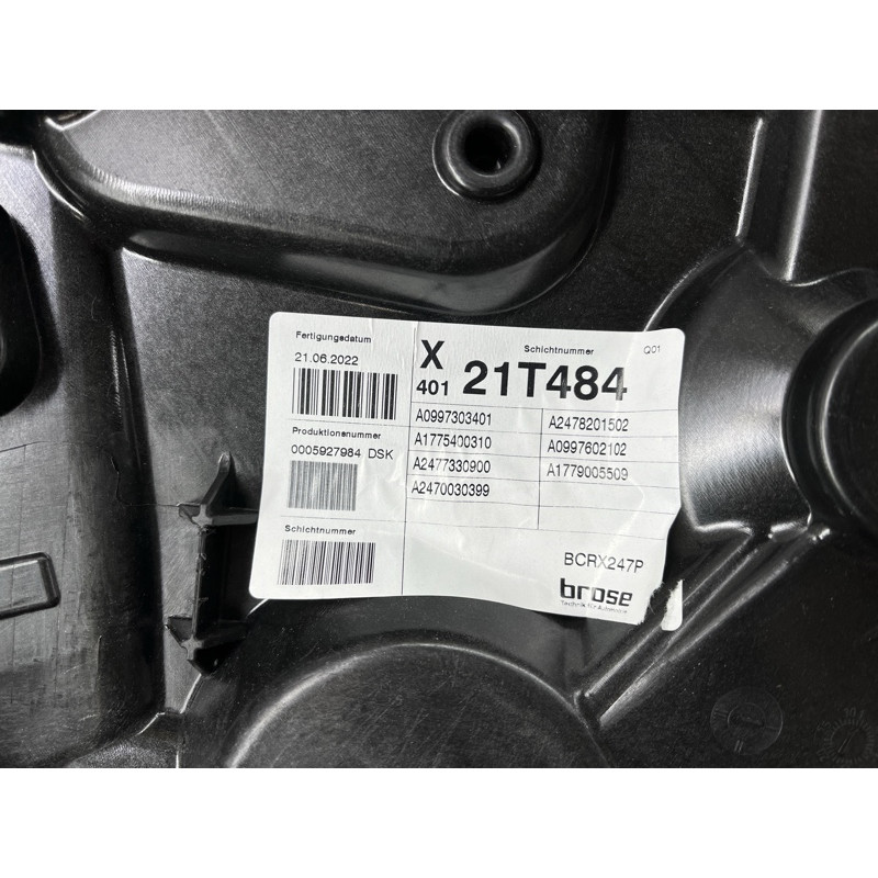 Механізм склопідйомника (кузов и элементы) Mercedes-Benz EQB 350 X243 2022 A2477300503