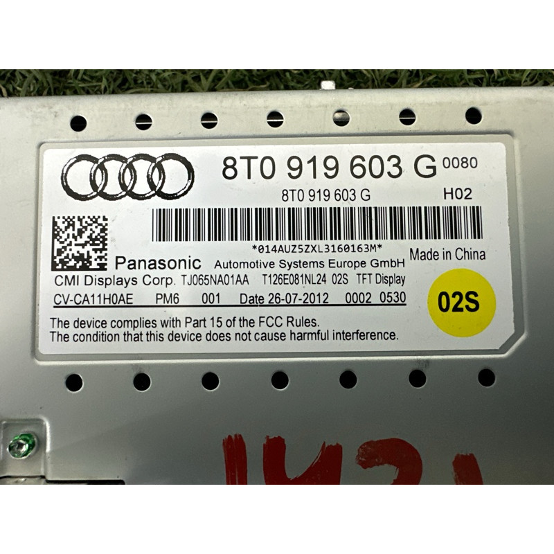 Монитор (электрика) AUDI A4 B8 2013 2.0 TFSI 8T0057603G