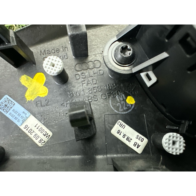 Переключатель света (электрика) AUDI A4 B9 2017 2.0 TFSI 8W1853189ABUR3