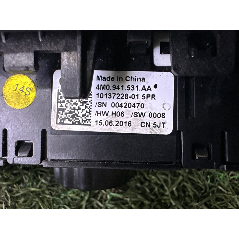 Переключатель света (электрика) AUDI A4 B9 2017 2.0 TFSI 8W1853189ABUR3