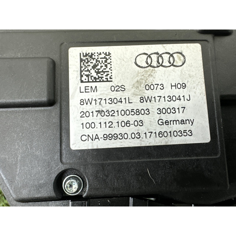 Селектор АКПП (трансмиссия) AUDI A4 B9 2017 2.0 TFSI 8W1713041L