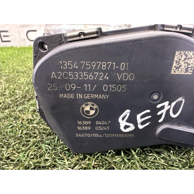 Дроссельная заслонка (электрика двигателя) BMW X5 E70 2012 3.0 N55B30 13547597871