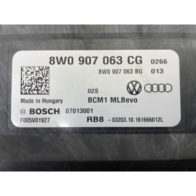 Модуль BCM (електрика / блоки управління) AUDI Q7 4M 2017 3.0 CREC 8W0907063CG