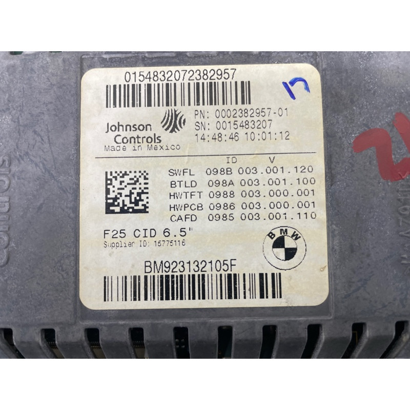Монітор (електрика) BMW X3 F25 2012 3.0 65509231321