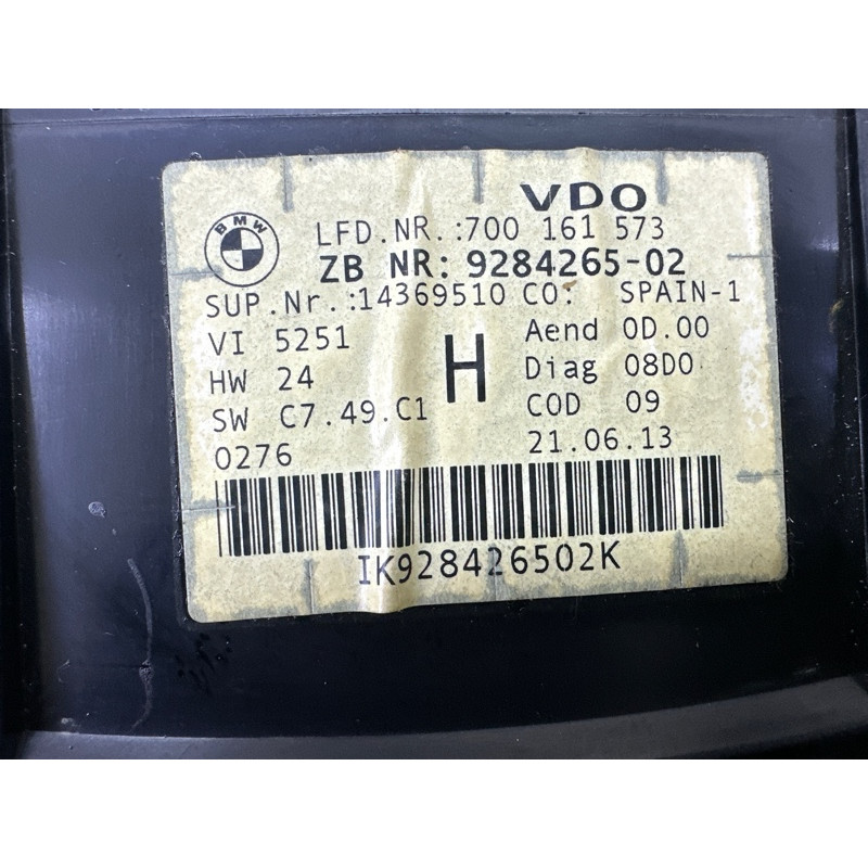 Панель приладів (салон) BMW X1 E84 2014 2.0 62109316148