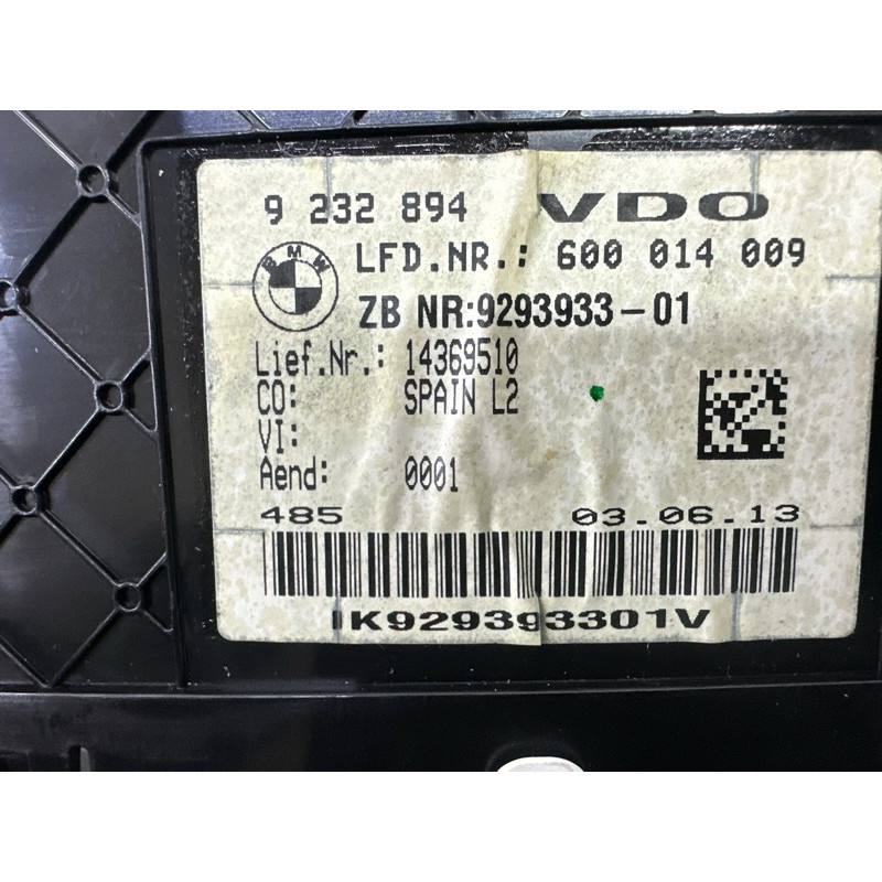 Панель приборов (салон) BMW 3-series F30 2013 2.0 62108718281