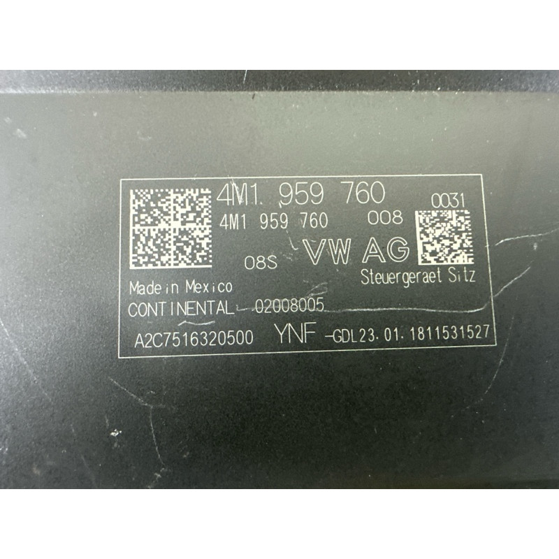 Блок управления сиденьем (электрика / блоки управления) AUDI Q5 FY 2018 2.0 DAYB 4M1959760