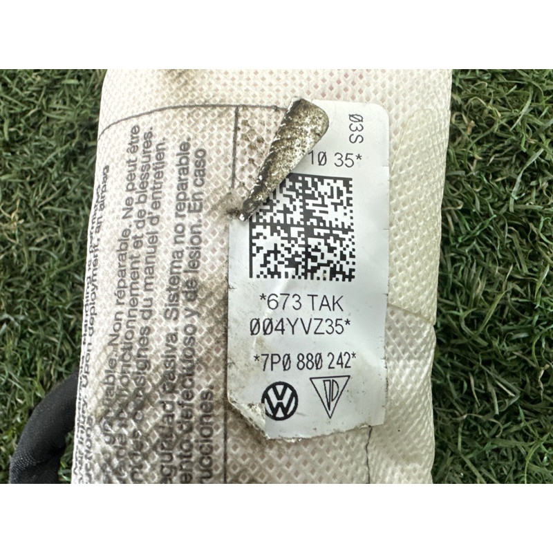 Airbag сидения (airbag / безопасность) Volkswagen Touareg NF 2012 3.0 Hybrid CGFA 7P0880242D