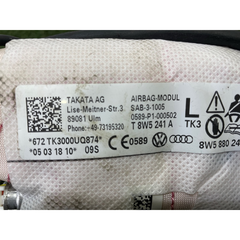 Airbag сидения (airbag / безопасность) AUDI A4 B9 2018 2.0 DBPA 8W5880241L