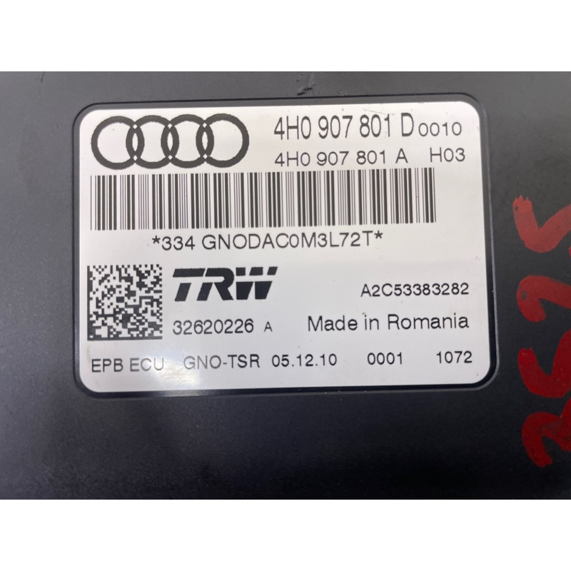 Блок управления стояночным тормозом (электрика / блоки управления) AUDI A8 D4 2011 4.2 CDRA 4H0907801D