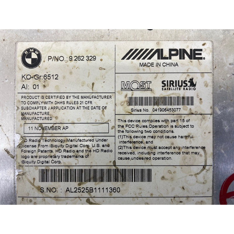 Блок управления мультимедиа (электрика / блоки управления) BMW X3 F25 2012 3.0 65129282045