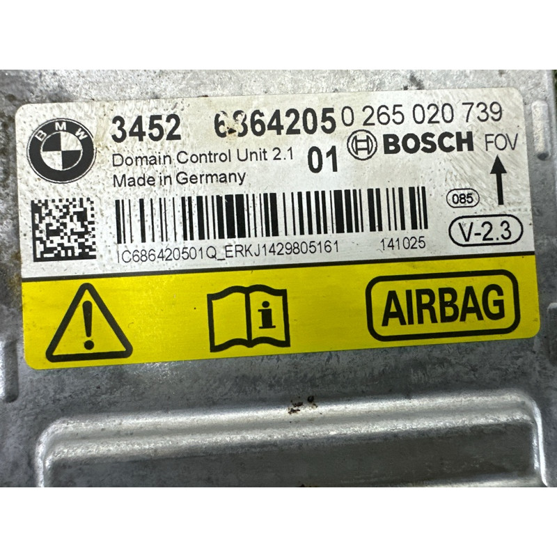 Блок управления airbag (airbag / безопасность) BMW 3-series F30 2015 2.0 34526887753