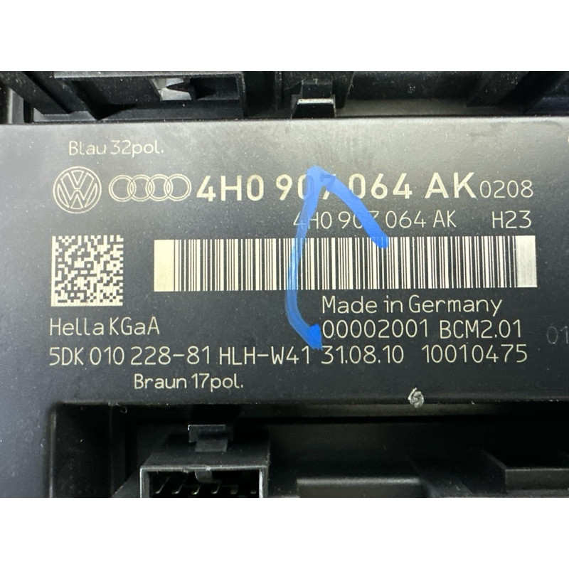 Блок комфорту (електрика / блоки управління) Volkswagen Touareg NF 2012 3.0 Hybrid CGFA 4H0907064AK
