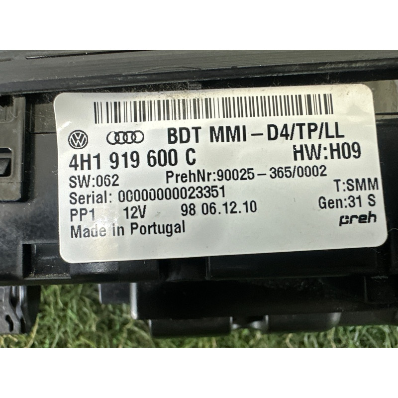 Блок кнопок мультимедиа (электрика / блоки управления) AUDI A8 D4 2011 4.2 CDRA 4H1919600M