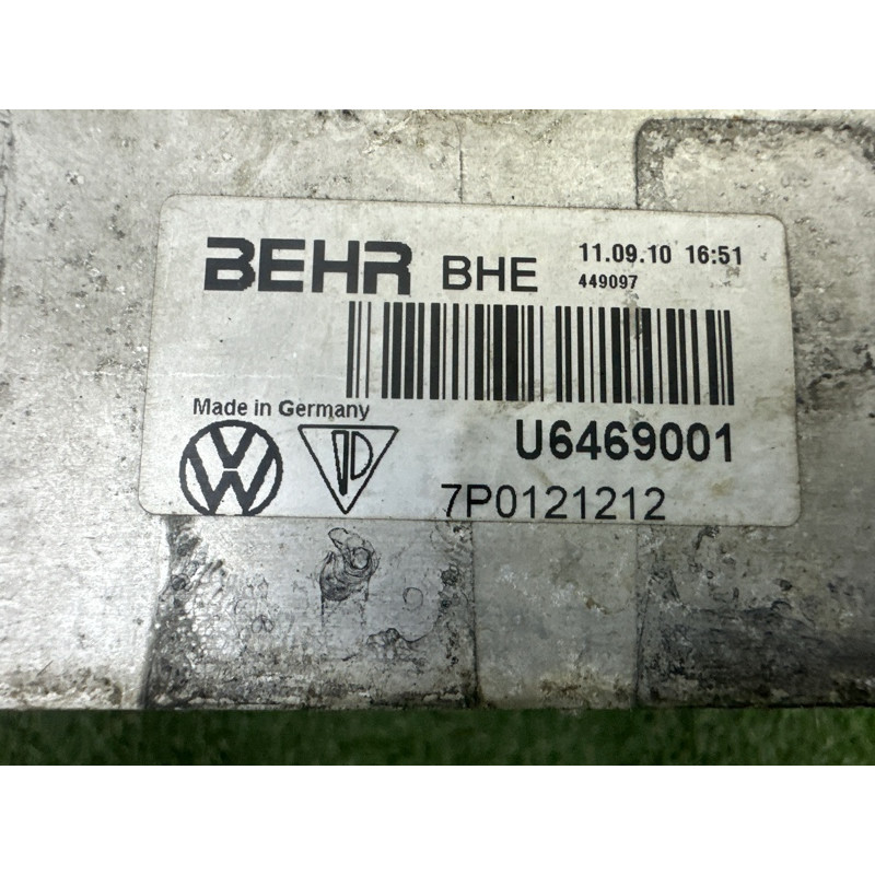 Радиатор охлаждения дополнительный (система охлаждения) Volkswagen Touareg NF 2012 3.0 Hybrid CGFA 7P0121212