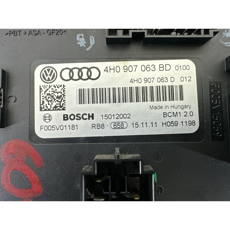 Блок комфорту (електрика / блоки управління) Volkswagen Touareg NF 2012 3.0 TDI 4H0907063BD