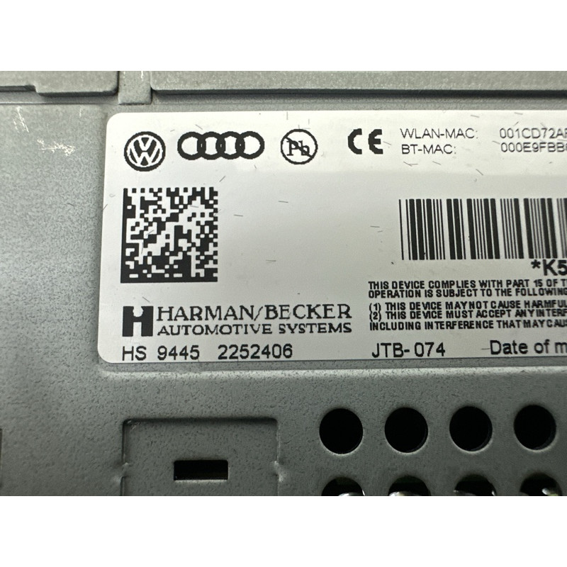 Блок управления мультимедиа (электрика / блоки управления) Volkswagen Touareg NF 2012 3.0 TDI 7P6035664B