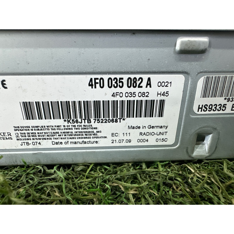 Блок радиоприемника (электрика / блоки управления) AUDI Q5 8R 2010 3.2 CALB 4F0035080A