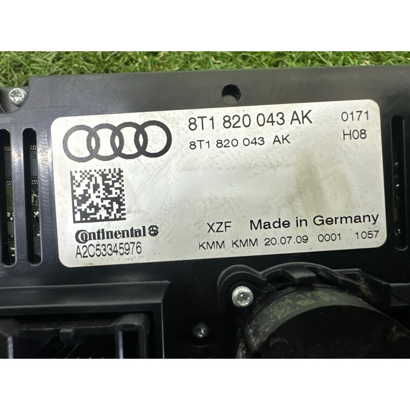 Панель управления климат-контролем (электрика / блоки управления) AUDI Q5 8R 2010 3.2 CALB 8T1820043AKXZF