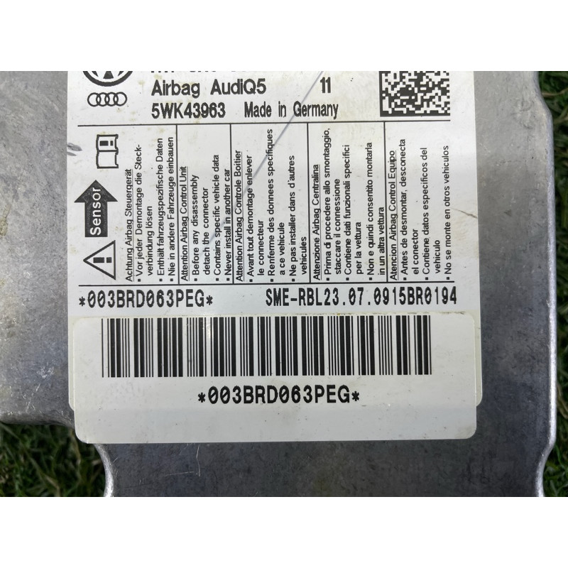 Блок управления airbag (airbag / безопасность) AUDI Q5 8R 2010 3.2 CALB 8R0959655AZ06
