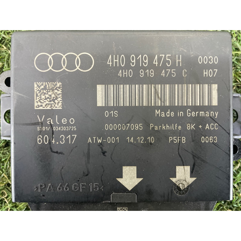 Блок управления парктрониками (электрика / блоки управления) AUDI A8 D4 2011 4.2 CDRA 4H0919475H