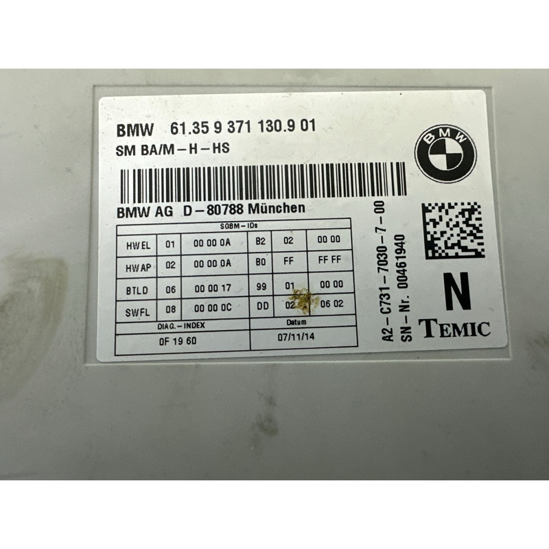 Блок управления сиденьем (электрика / блоки управления) BMW 3-series F30 2015 2.0 61359459682