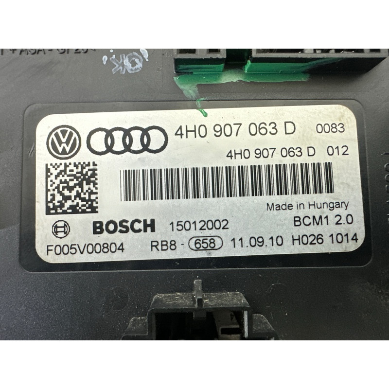 Модуль BCM (електрика / блоки управління) Volkswagen Touareg NF 2012 3.0 Hybrid CGFA 4H0907063D