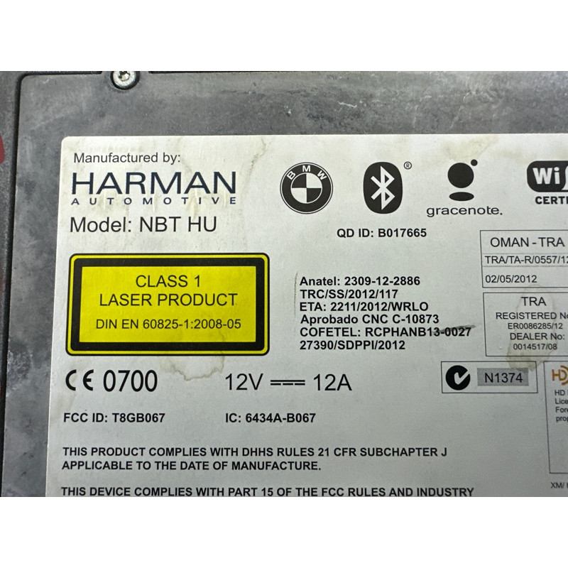 Блок управления мультимедиа (электрика / блоки управления) BMW 3-series F30 2015 2.0 65126826793