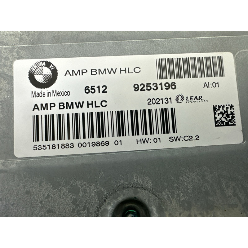 Усилитель звука (электрика) BMW X3 F25 2012 3.0 65122622680