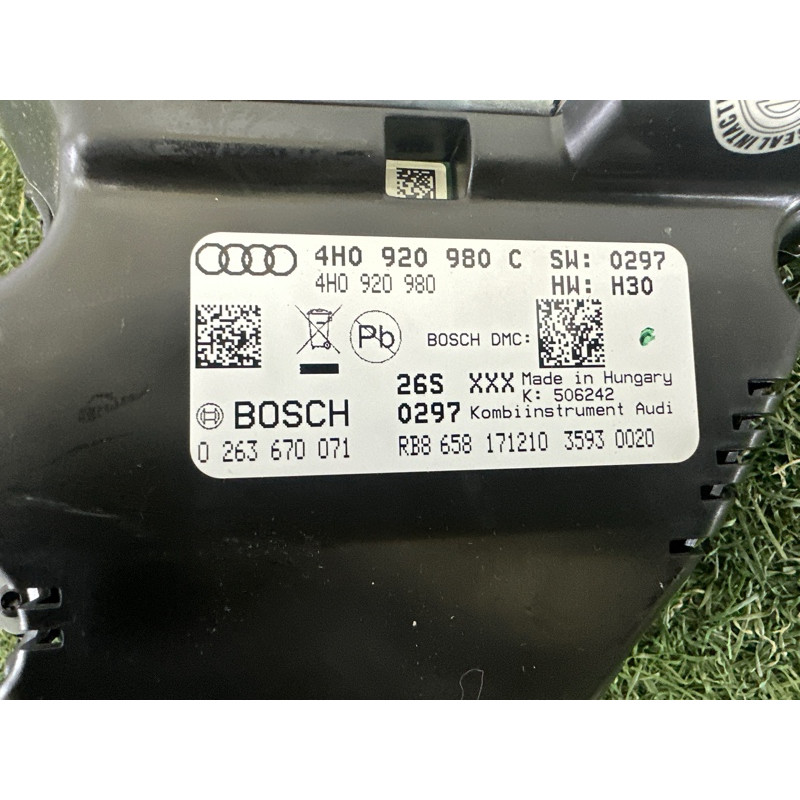 Панель приборов (салон) AUDI A8 D4 2011 4.2 CDRA 4H0920980CX