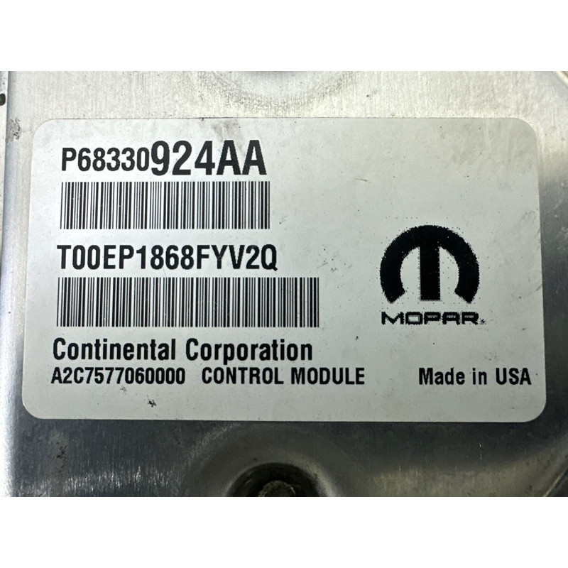 Блок управления двигателем (электрика / блоки управления) Jeep Grand Cherokee WK2 2018 3.6 68330924AA