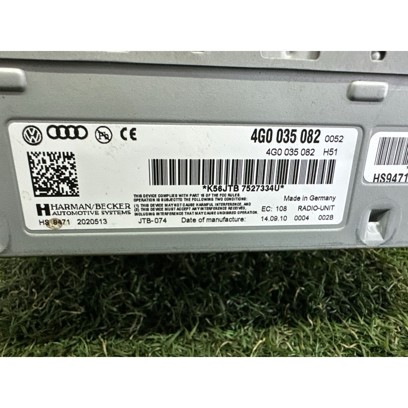 Блок радиоприемника (электрика / блоки управления) Volkswagen Touareg NF 2012 3.0 Hybrid CGFA 4G0035080