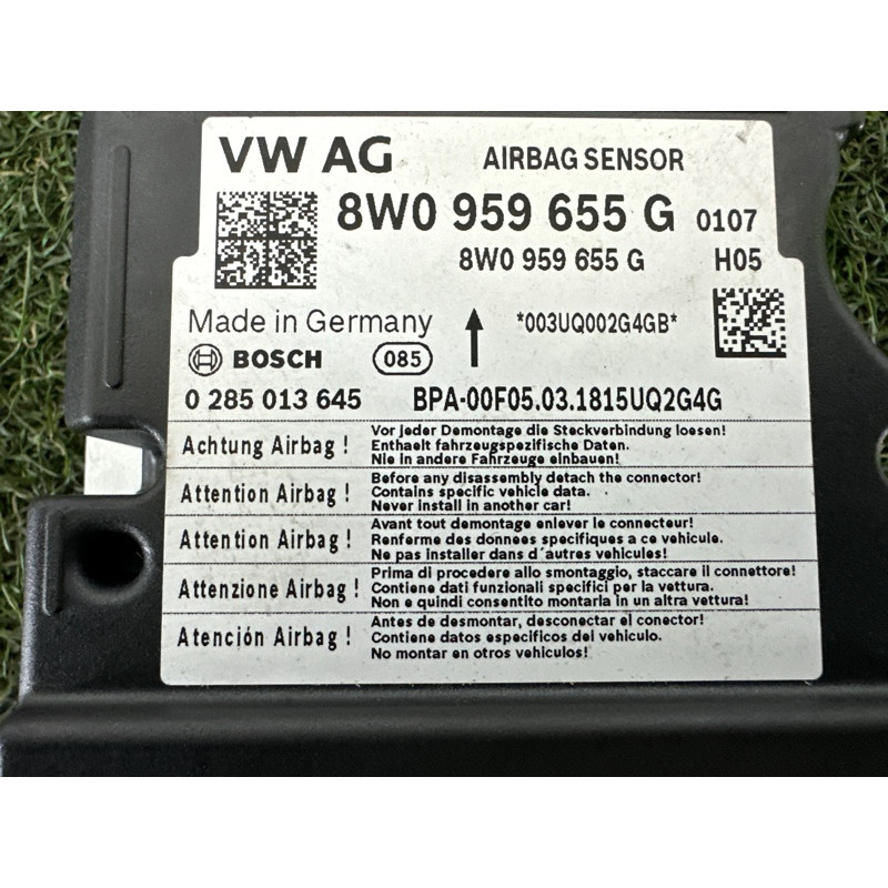 Блок управления airbag (airbag / безопасность) AUDI A4 B9 2018 2.0 DBPA 8W0959655G