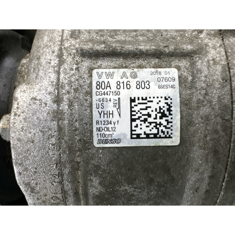 Компрессор кондиционера (отопление и кондиционирование) AUDI Q5 FY 2018 2.0 DAYB 80A816803