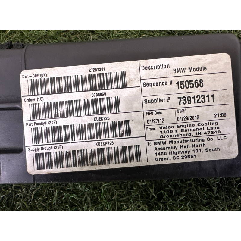 Кріплення радіатора (кузов і елементи) BMW X3 F25 2012 3.0 17117593838