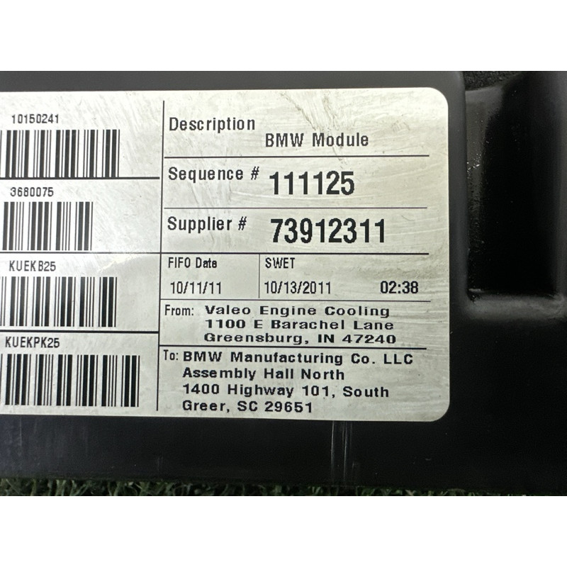 Кріплення радіатора (кузов і елементи) BMW X3 F25 2012 3.0 17117593838