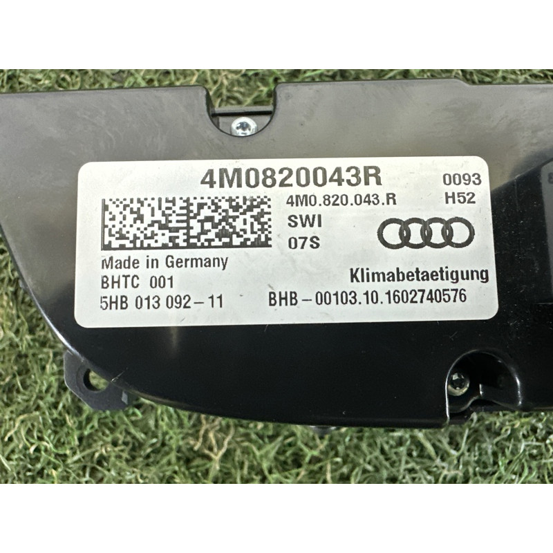 Панель управления климат-контролем (электрика / блоки управления) AUDI Q7 4M 2017 3.0 CREC 4M0820043RSWI