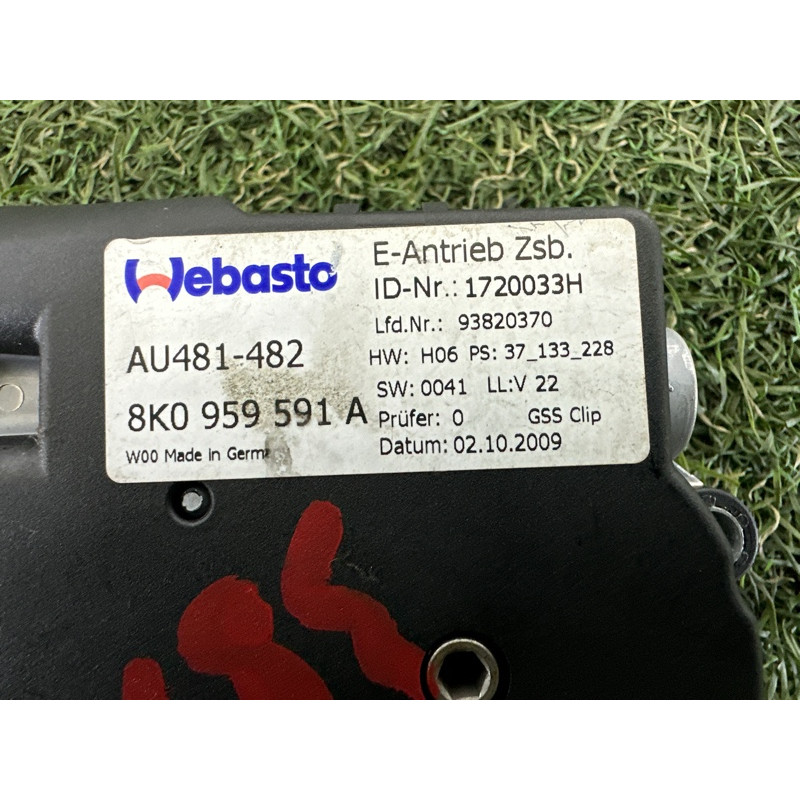 Мотор люка (электрика) AUDI A4 B8 2010 2.0 CAEB 8K0959591A