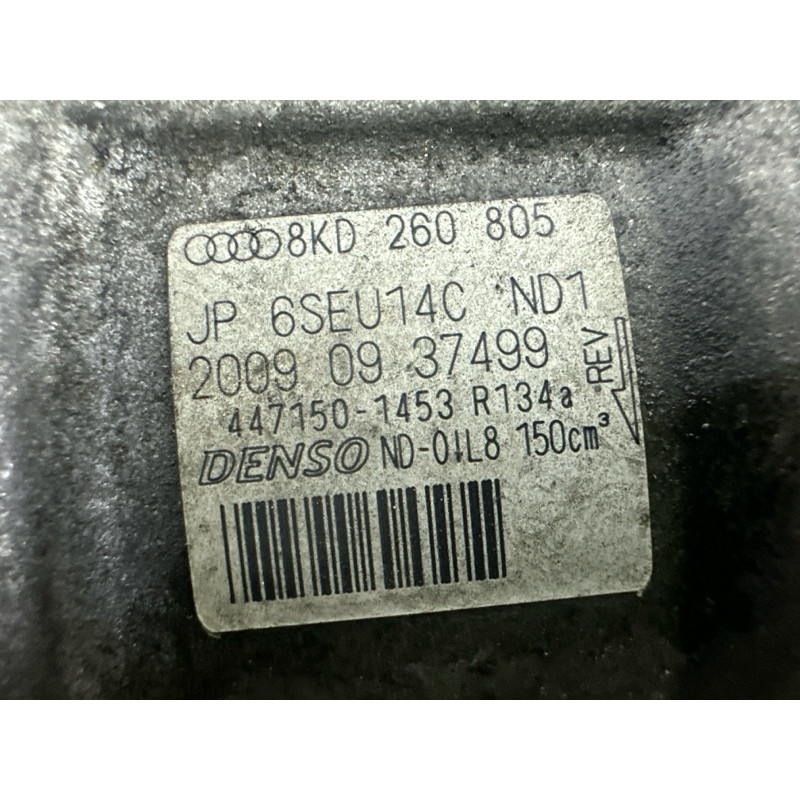 Компрессор кондиционера (отопление и кондиционирование) AUDI A4 B8 2010 2.0 CAEB 8K0260805L