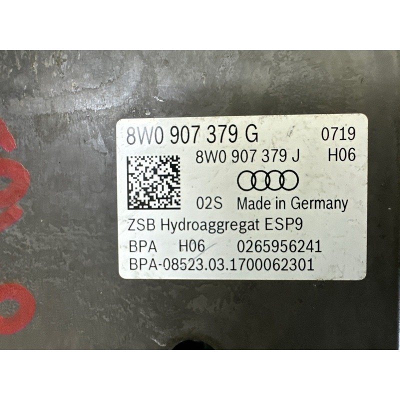 Блок abs (тормозная система) AUDI A4 B9 2017 2.0 TFSI 8W0614517K