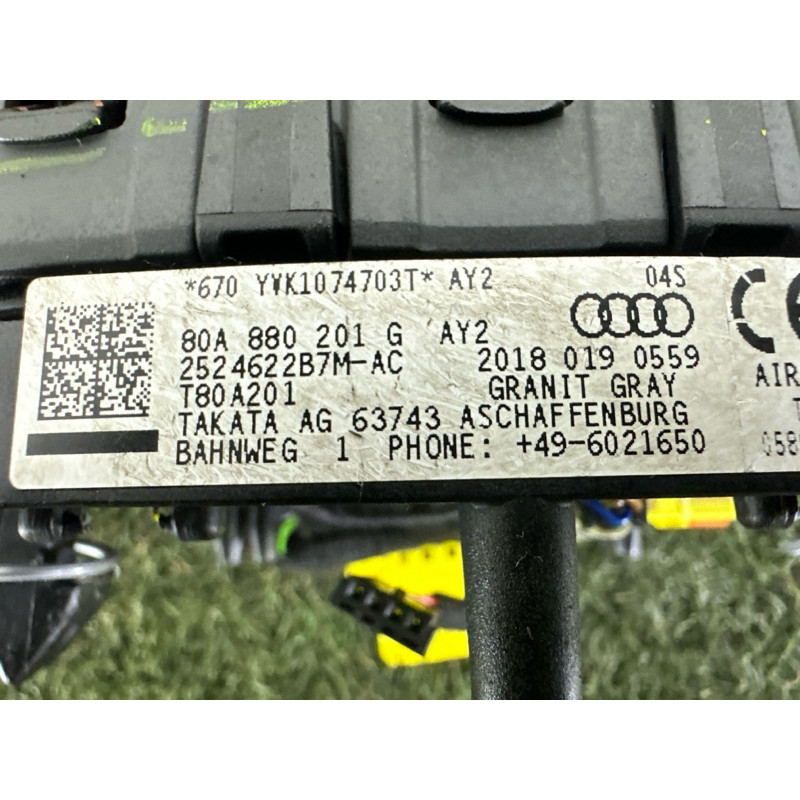 Airbag руля (airbag / безопасность) AUDI Q5 FY 2018 2.0 DAYB 80A880201GAY2