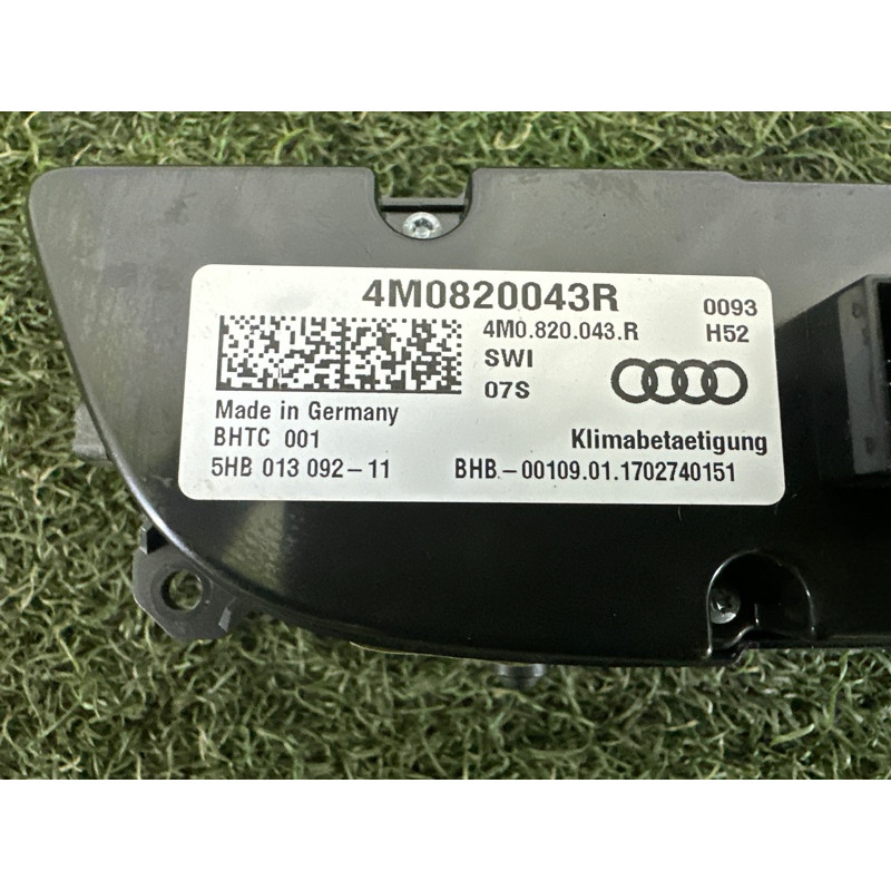 Панель управления климат-контролем (электрика / блоки управления) AUDI Q7 4M 2017 2.0 TFSI 4M0820043RSWI