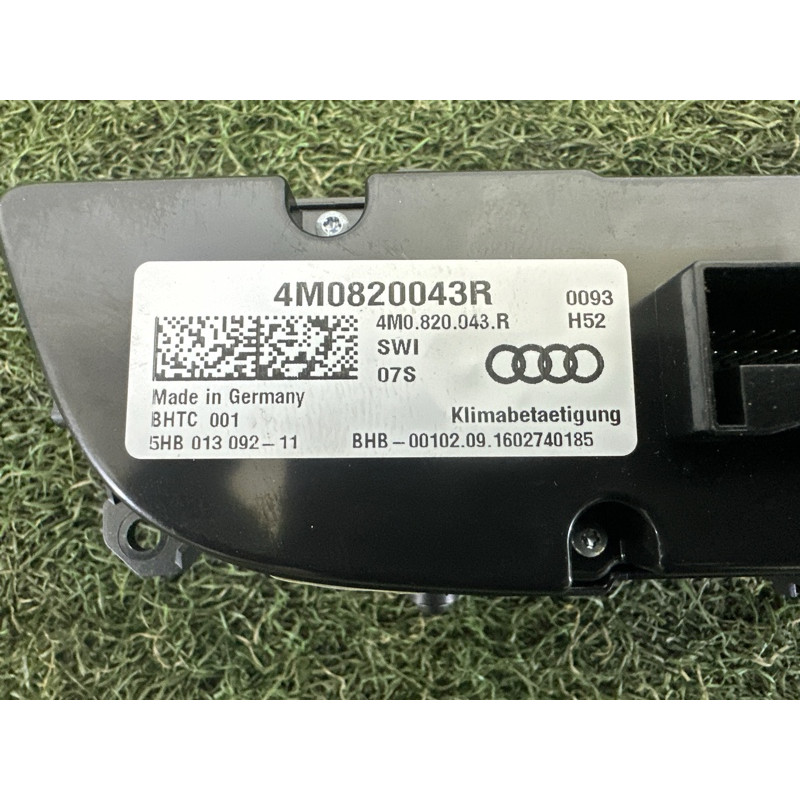 Панель управления климат-контролем (электрика / блоки управления) AUDI Q7 4M 2017 3.0 TFSi 4M0820043RSWI