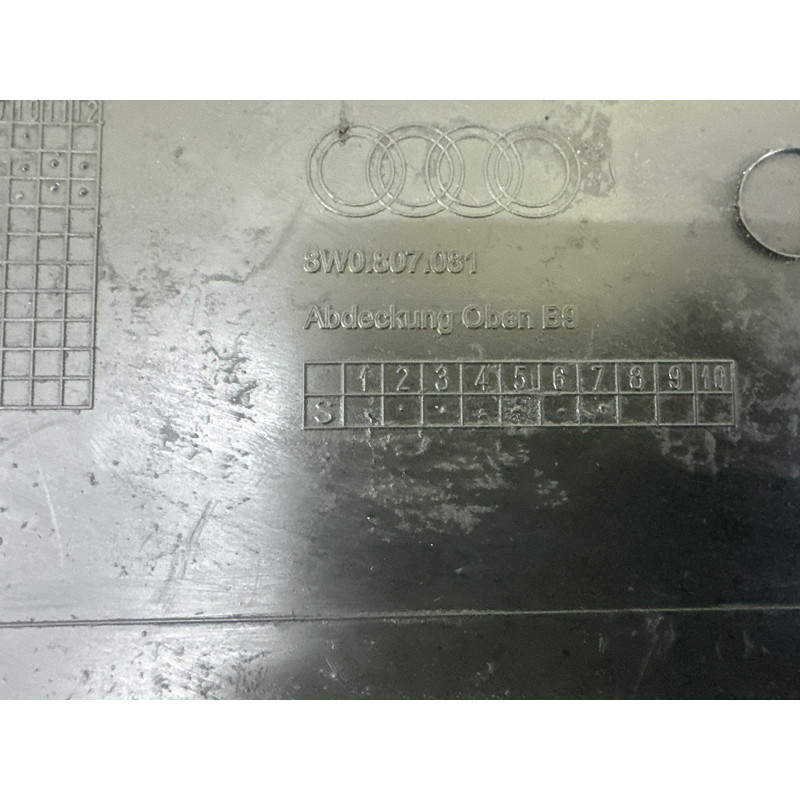 Накладка передней панели (кузов и элементы) AUDI A4 B9 2017 2.0 TFSI 8W0807081