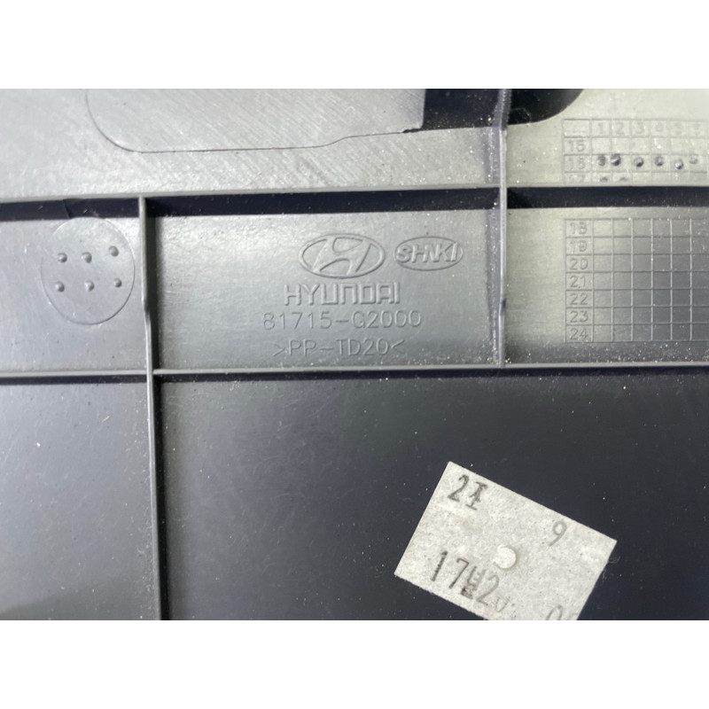 Обшивка крышки багажника (салон) Hyundai Ioniq AE 2017 1.6 81715G2001T9Y
