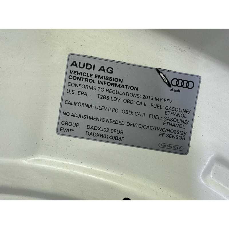 Капот (кузов и элементы) AUDI A4 B8 2013 2.0 TFSI 8K0823029H