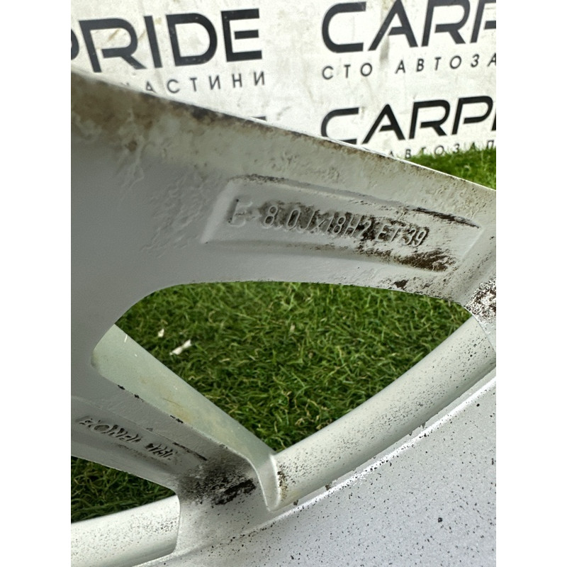 Комплект дисков 5x112 R18 8.0Jx18H2 ET39 (диски на авто) AUDI Q5 8R 2010 3.2 CALB 8R0601025AQ